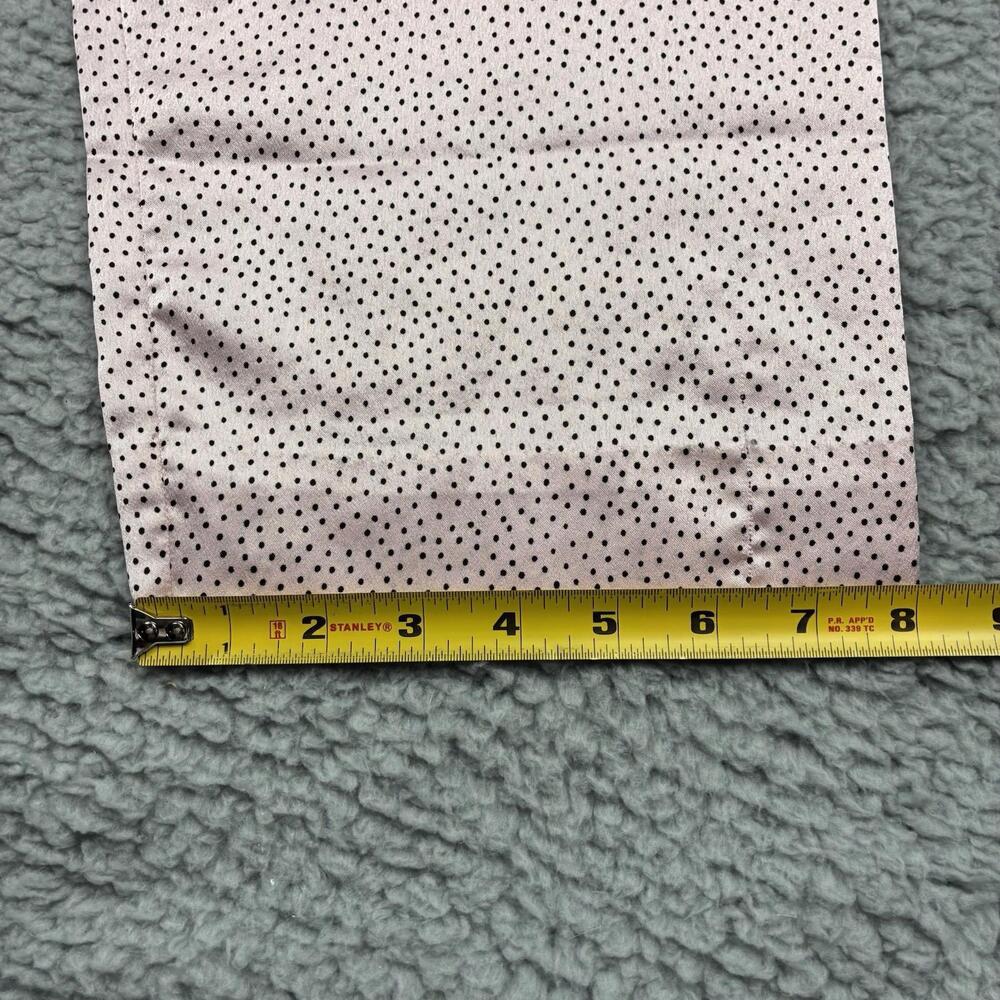 VTG‎ Christian Dior Satin Polka Dot Pajama Set 2pc Women's S Pink USA Lingerie - Picture 14 of 15